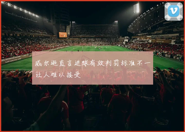 威尔逊直言进球有效判罚标准不一让人难以接受